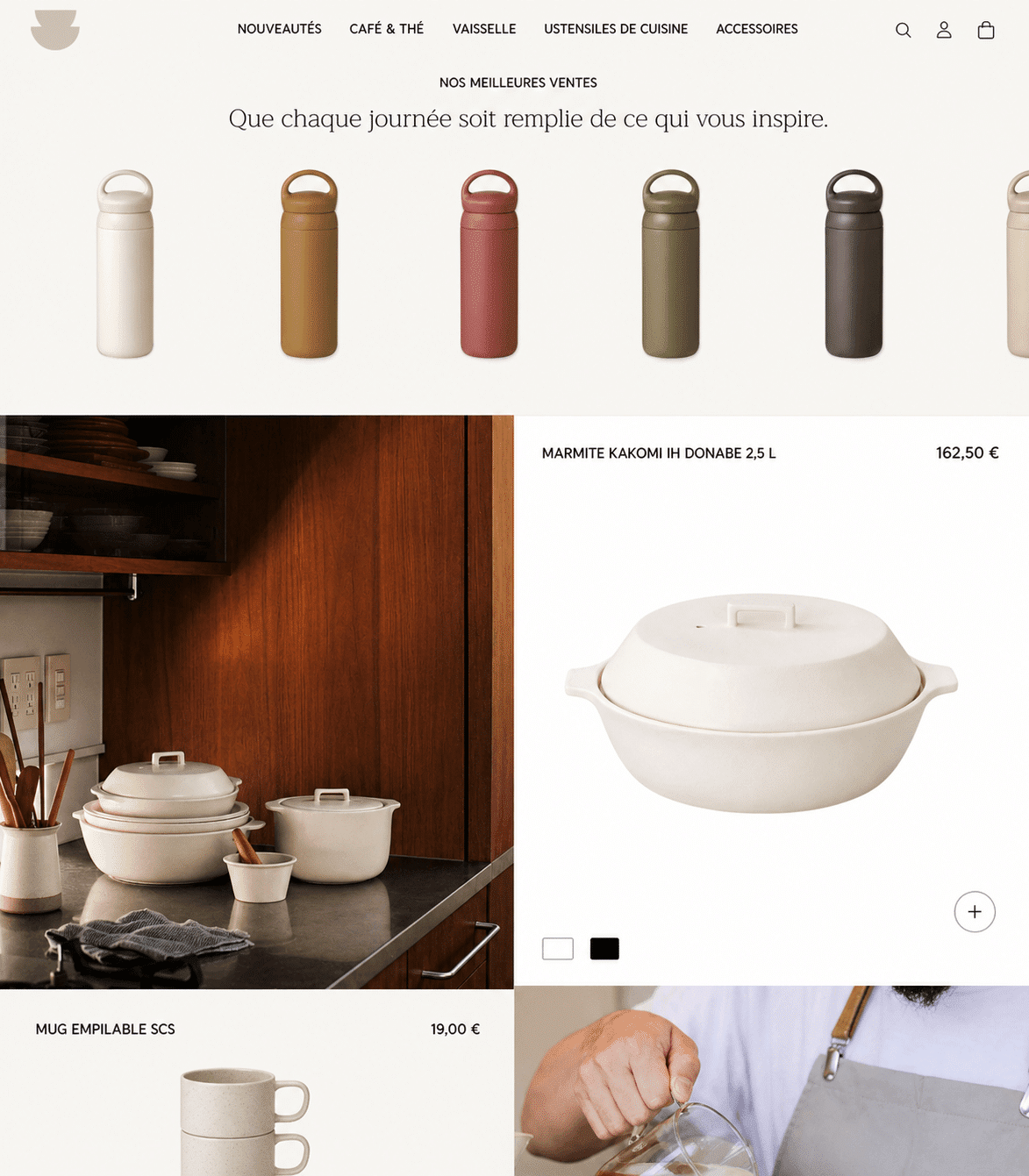 Réalisation boutique Shopify e-commerce tech
